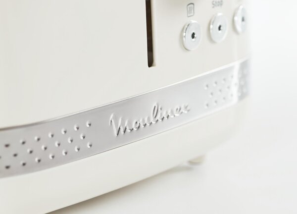 Moulinex Tostapane 2 Fette Potenza 850 watt Funzione scongelamento colore Avorio - LT300AK Soleil 2S