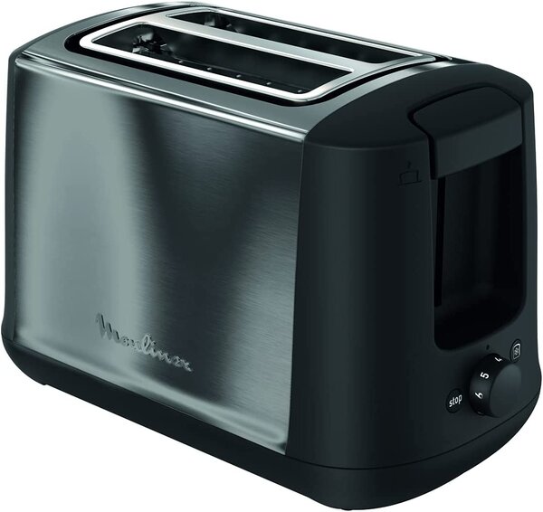 Moulinex Tostapane 2 Fette Potenza 850 Watt Funzione scongelamento colore Nero Inox - LT3408K Subito 4