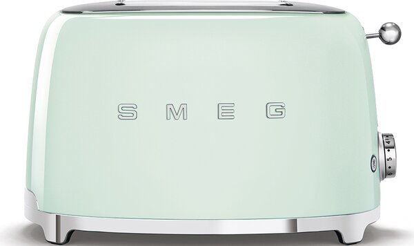 Smeg Tostapane 2 Fette Potenza 950 Watt 6 Livelli di Cottura Stile Vintage colore Verde Pastello - TSF01PGEU