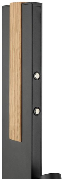 Brilliant Lampada da terra a LED Streamline, dimmerabile, Nero, Soggiorno / Sala da pranzo, Metallo, Moderno, Lampada LED da terra