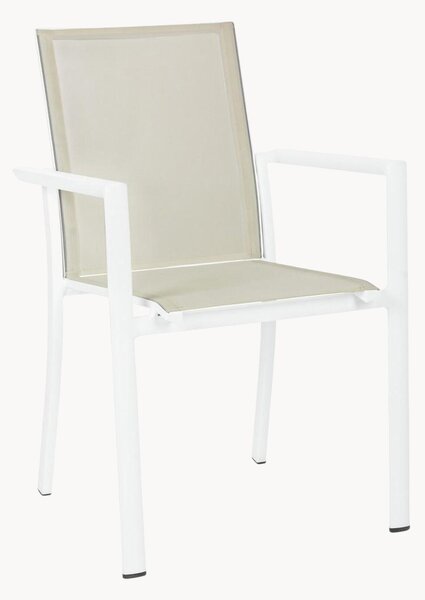 Set di 4 sedie da giardino impilabili Konnor
