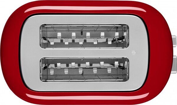 KITCHENAID Tostapane 2 Fette Potenza 980 Watt con 7 Livelli di Doratura colore Rosso - 5KMT2109EER