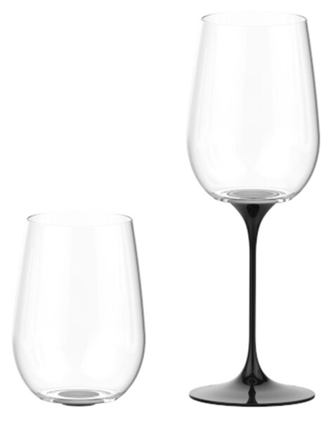 Trebonn SplitGlass Collezione Origini CinqueTerre Black 2 Bicchieri Cristallo senza Piombo