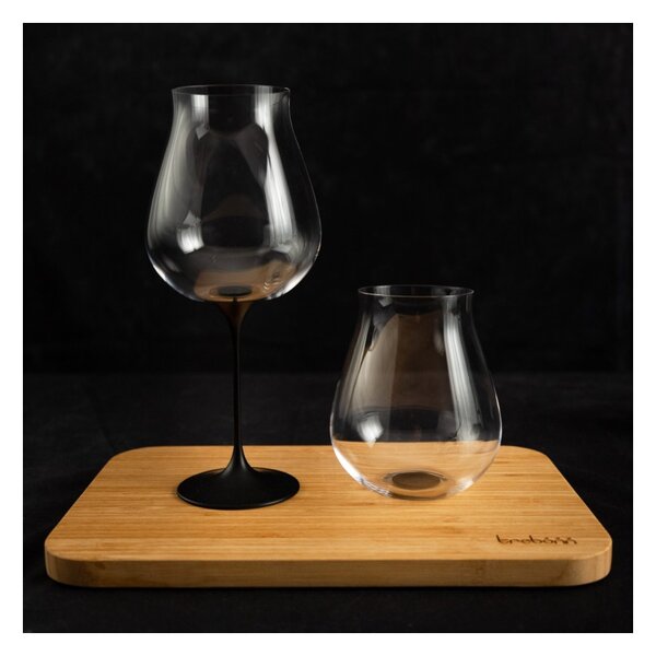 Trebonn SplitGlass Collezione Origini Dolomiti Black 2 Bicchieri Cristallo senza Piombo