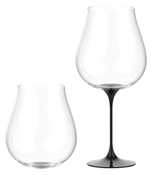 Trebonn SplitGlass Collezione Origini Dolomiti Black 2 Bicchieri Cristallo senza Piombo