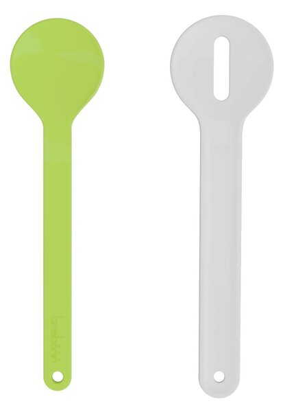 Trebonn IN Nest&Serve Green-White Set Posate Insalata Melammina Salvaspazio