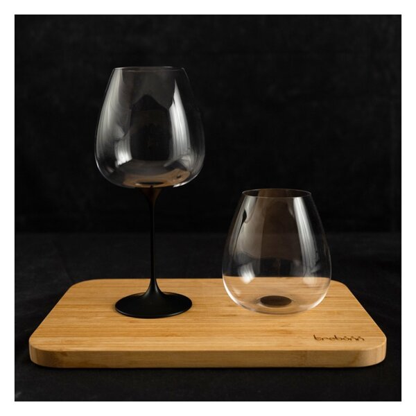 Trebonn SplitGlass Collezione Origini Langhe Black 2 Bicchieri Cristallo senza Piombo
