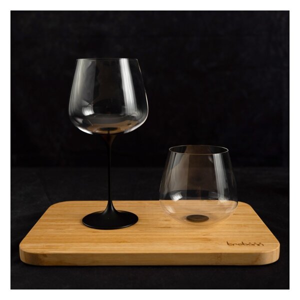 Trebonn SplitGlass Collezione Origini Collio Black 2 Bicchieri Cristallo senza Piombo
