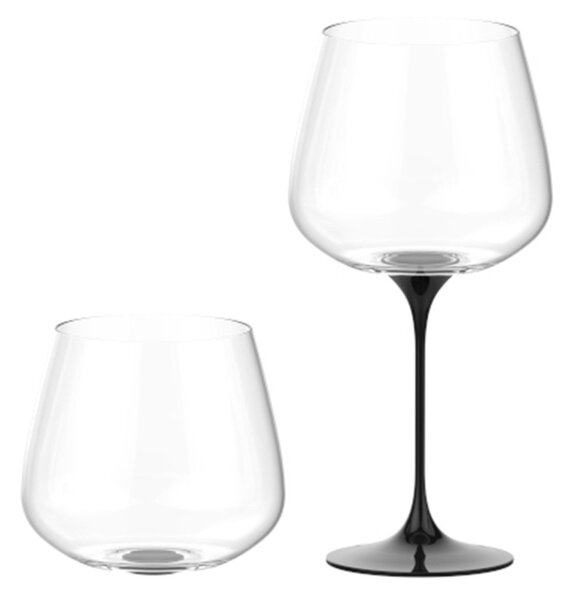 Trebonn SplitGlass Collezione Origini Collio Black 2 Bicchieri Cristallo senza Piombo