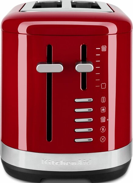 KITCHENAID Tostapane 2 Fette Potenza 980 Watt con 7 Livelli di Doratura colore Rosso - 5KMT2109EER