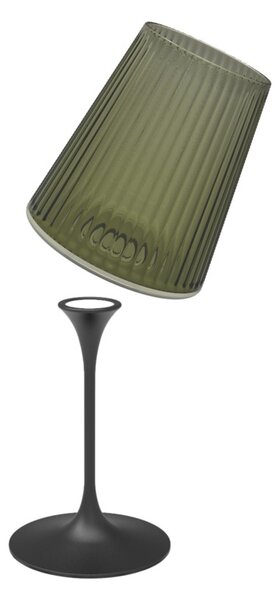 Trebonn SplitGlass Easy Peridot Green Bicchiere Vetro Sintetico Infrangibile Finitura Cannettata