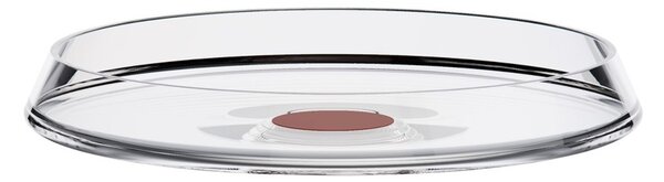 Trebonn SplitGlass Snack Plate Red Label Vassoio Vetro Borosilicato Diametro 15cm
