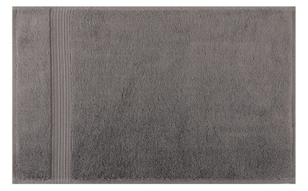Asciugamano in cotone grigio scuro 50x30 cm Chicago - Foutastic