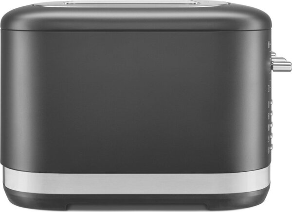 KITCHENAID Tostapane 4 Fette Potenza 1640 Watt con 7 Livelli di Doratura colore Nero - 5KMT4109EBM