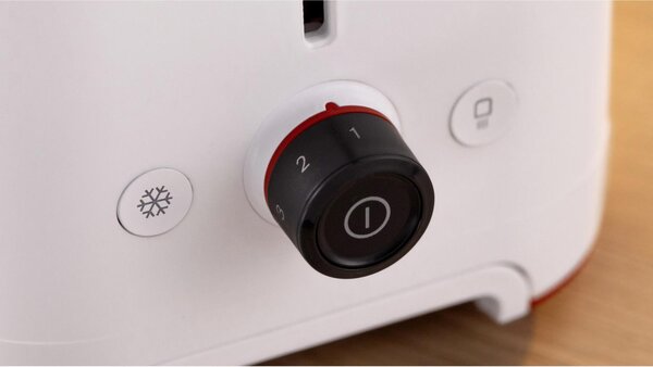 Bosch Tostapane 4 Fette Potenza 950W con Funzione Scongelamento e Tasto Stop colore Bianco - TAT3M121