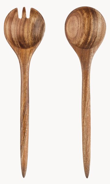 Set di 2 posate da insalata in legno di acacia Rolf