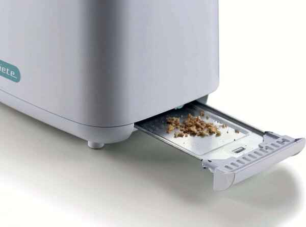 Ariete Tostapane con Pinze 2 Fette Potenza 760 Watt 7 Livelli di Doratura colore Bianco - 00C015704AR0