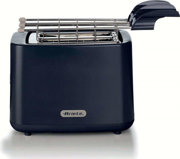 Ariete Tostapane con Pinze 2 Fette Potenza 760 Watt 7 Livelli di Doratura colore Grigio - 00C015703AR0