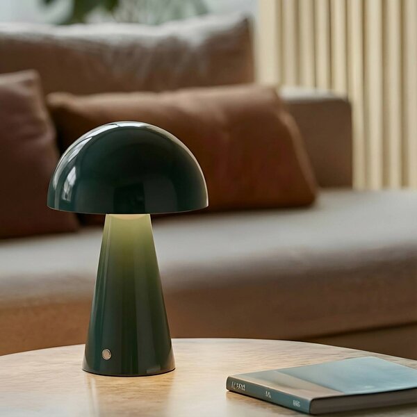 Lampada da tavolo a LED Nevijo Lindby, dimmerabile, Verde, Soggiorno / Sala da pranzo, Metallo, Moderno, Lampada da tavolo LED