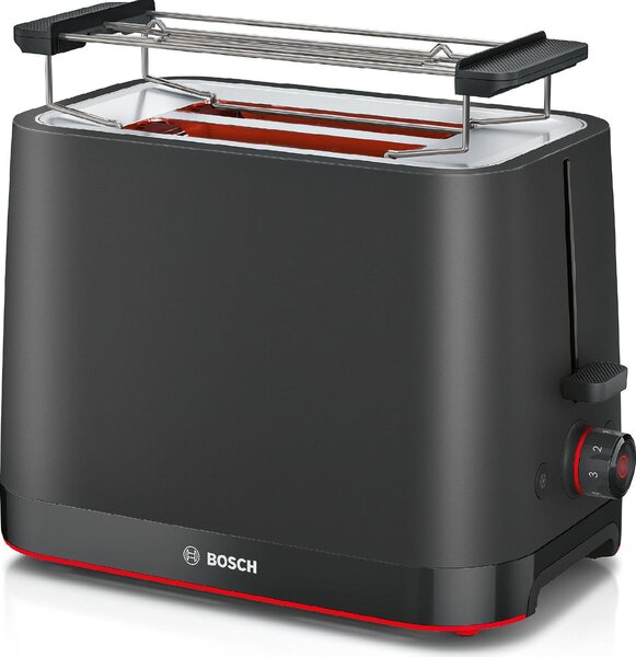 Bosch Tostapane elettrico 2 Fette Potenza 950 Watt Funzione scongelamento Griglia scaldapane - TAT3M123