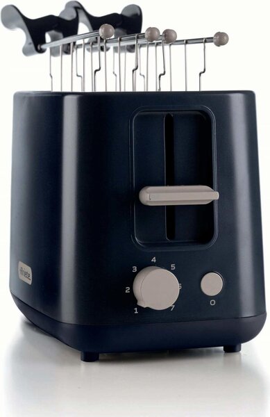 Ariete Tostapane con Pinze 2 Fette Potenza 760 Watt 7 Livelli di Doratura colore Grigio - 00C015703AR0