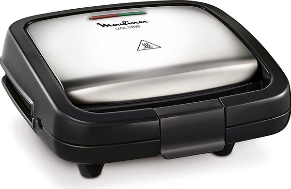 Moulinex Tostapane Piastra per Toast Antiaderente Potenza 700 Watt colore Nero - SZ192D Croc Time