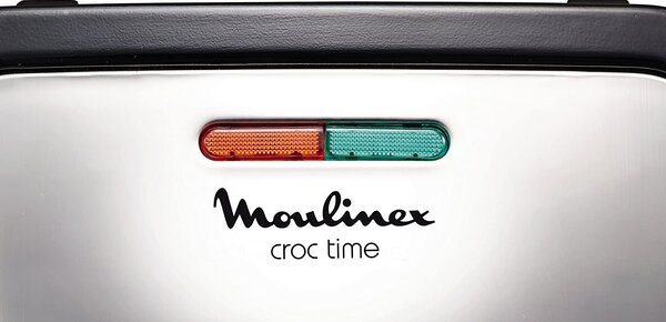 Moulinex Tostapane Piastra per Toast Antiaderente Potenza 700 Watt colore Nero - SZ192D Croc Time