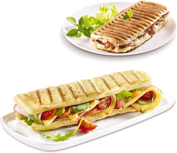 Moulinex Tostapane Piastra per Toast Antiaderente Potenza 700 Watt colore Nero - SZ192D Croc Time