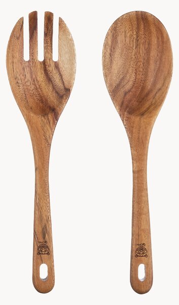 Set di 2 posate da insalata in legno di acacia Eskil