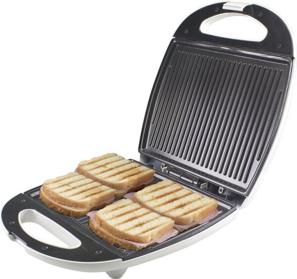 Beper Tostapane Piastra per Toast Antiaderente Potenza 1300 Watt colore Bianco - 90.620