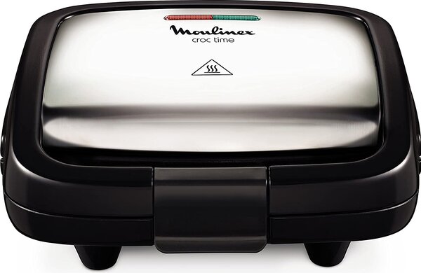 Moulinex Tostapane Piastra per Toast Antiaderente Potenza 700 Watt colore Nero - SZ192D Croc Time