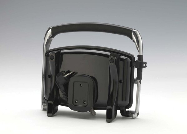Ariete Tostapane Piastra per Toast Antiaderente Potenza 1000 Watt colore Nero/Acciaio - Toast & Grill Slim - 1911