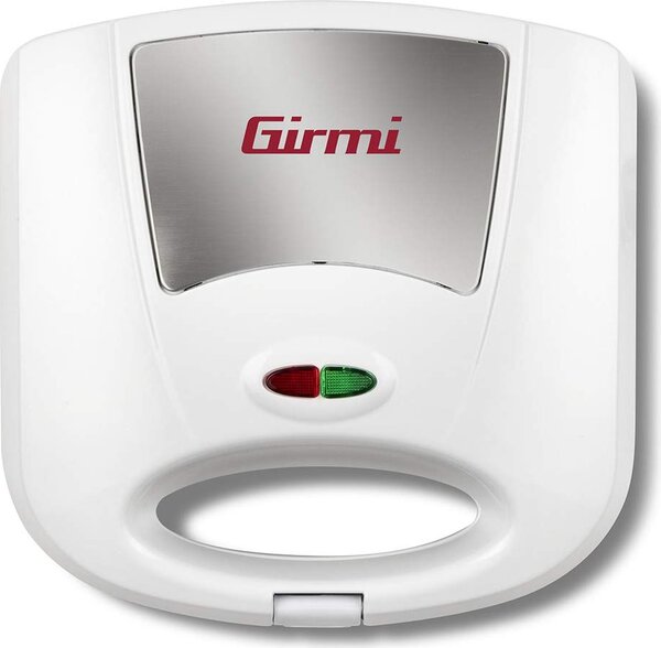 Girmi Tostapane Piastra per Toast Antiaderente Potenza 750 Watt colore Bianco - TS0301