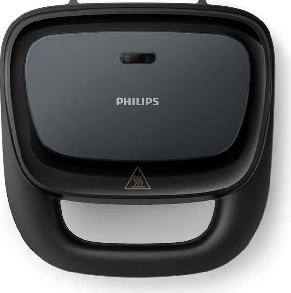 Philips Tostapane Piastra per Toast Antiaderente Potenza 750 Watt colore Nero - HD2330/90 3000 series