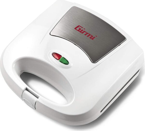 Girmi Tostapane Piastra per Toast Antiaderente Potenza 750 Watt colore Bianco - TS0301