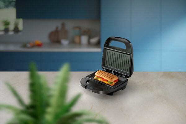 Philips Tostapane Piastra per Toast Antiaderente Potenza 750 Watt colore Nero - HD2330/90 3000 series