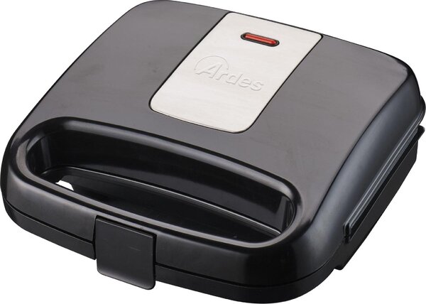 Ardes Tostapane Piastra per Toast Antiaderente Potenza 750 Watt con Termostato colore Nero - AR1S12