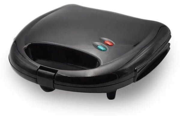 Telefunken Tostapane Piastra per Toast Antiaderente Potenza 800 Watt Intercambiabile 3 in 1 colore Nero - KSW3301T