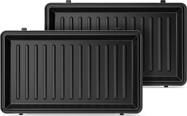 Philips Tostapane Piastra per Toast e Waffle Antiaderente Potenza 750 Watt colore Nero / Argento - HD2350/80