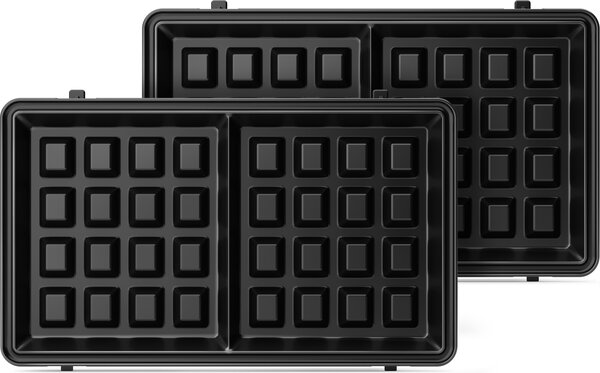 Philips Tostapane Piastra per Toast e Waffle Antiaderente Potenza 750 Watt colore Nero / Argento - HD2350/80
