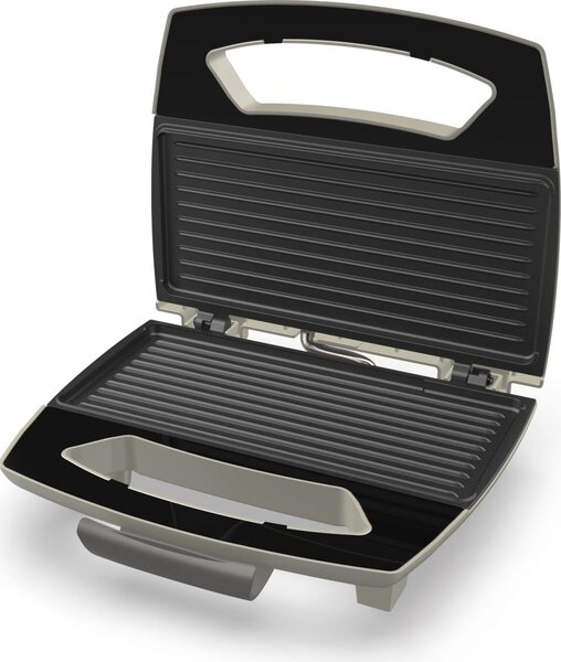 Imetec Tostapane Piastra per Toast Antiaderente Potenza 800 Watt colore Champagne - 7486