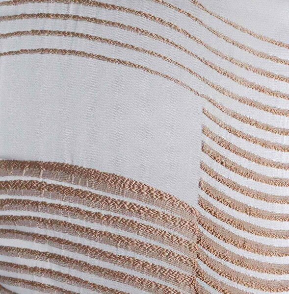 Elite Trapunta Invernale Matrimoniale 260x265 cm in Raso fantasia Jacquard Onde colore Tortora - Noemi