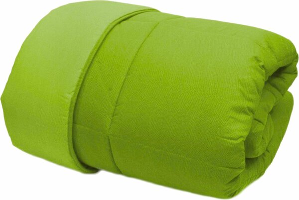 Gabel Trapunta Invernale Matrimoniale 260x260 cm in Fibra Anallergica Double Face colore Verde Lattuga - Chromo