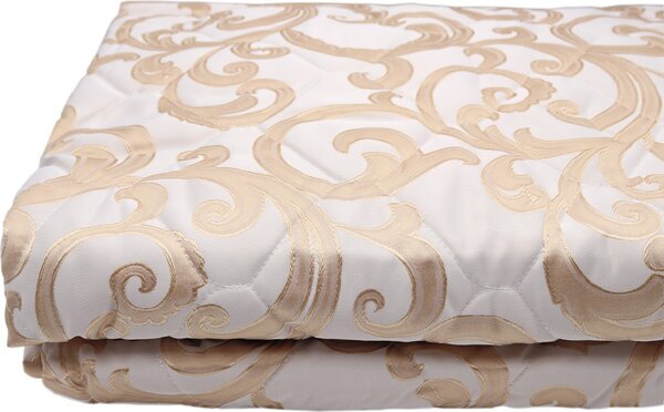 Blanco Raya Trapunta Matrimoniale mezza stagione lavorazione jacquard a contrasto colore Beige