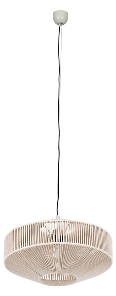 Lampada a sospensione Japandi corda marrone 46 cm - Svea