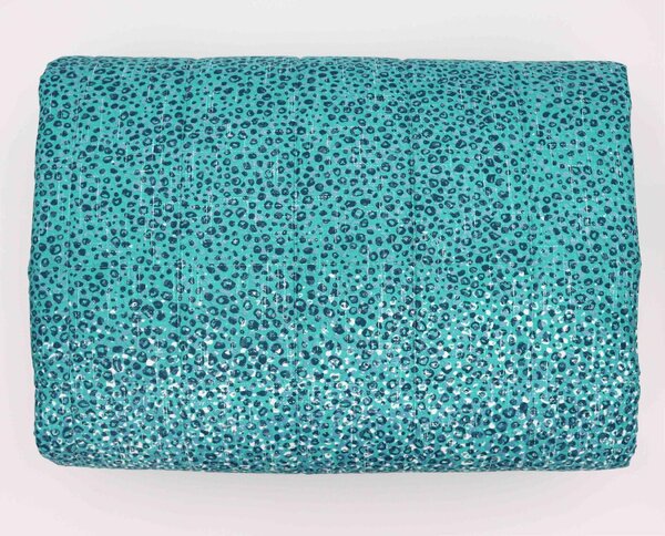 Gabel Trapunta Primaverile Matrimoniale in Cotone con motivo maculato colore Caraibi - Art