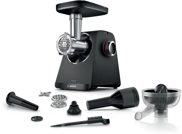Bosch Tritacarne Elettrico Potenza 500 Watt 2 Velocit colore Nero - MFWS430B MultiPower Series 4