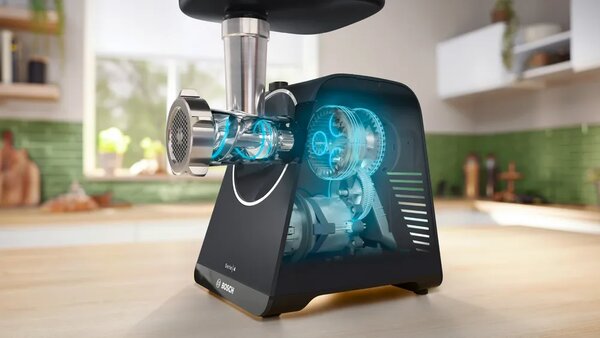 Bosch Tritacarne Elettrico Potenza 500 Watt 2 Velocit colore Nero - MFWS430B MultiPower Series 4