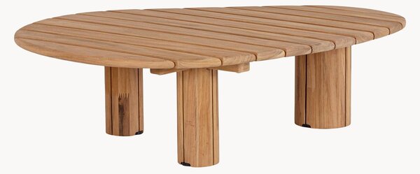 Tavolino da giardino in legno di teak dalla forma organica Tamires