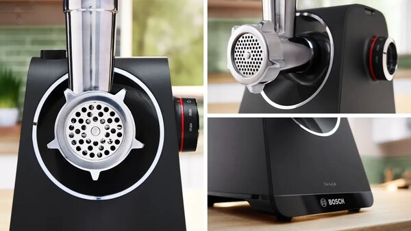 Bosch Tritacarne Elettrico Potenza 500 Watt 2 Velocit colore Nero - MFWS430B MultiPower Series 4